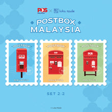 Load image into Gallery viewer, POS Malaysia x Loka Made: Postbox Malaysia Postcard Set 2-2