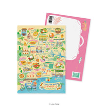 Load image into Gallery viewer, Doodle Land: Penang Jom Cari Makan - Malaysia Postcard