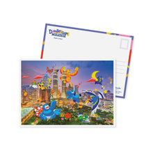 Load image into Gallery viewer, Doodlescape Malaysia Postcard: KL Radiant Nights