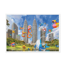 Load image into Gallery viewer, Doodlescape Malaysia Postcard: KLCC Day View