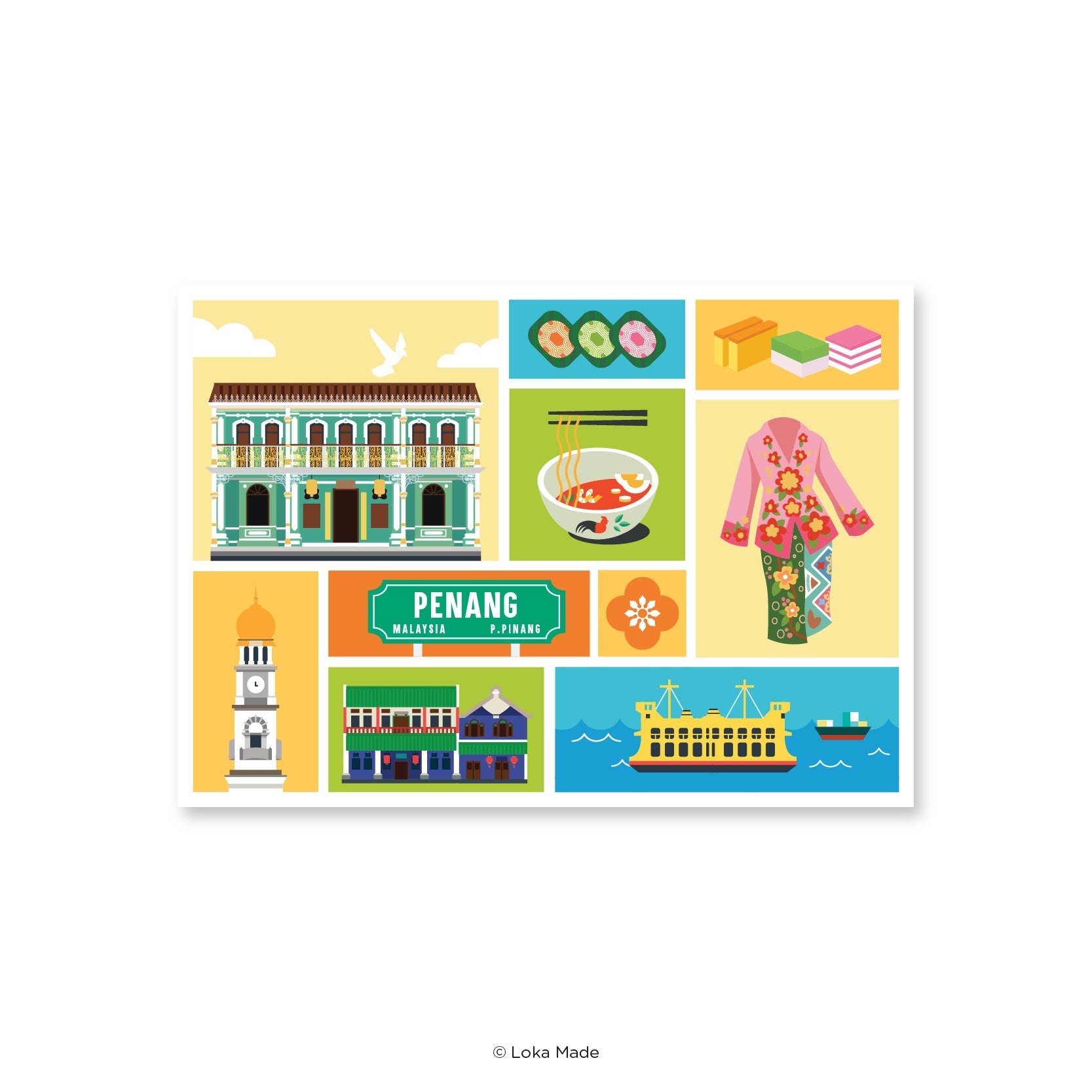 Loka Made Penang's Timeless Charm - Malaysia Postcard