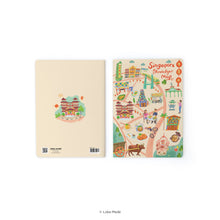 Load image into Gallery viewer, Doodle Land: Kreta Ayer Map - Notebook