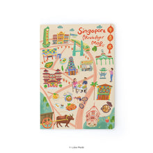 Load image into Gallery viewer, Doodle Land: Kreta Ayer Map - Notebook