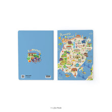Load image into Gallery viewer, Doodle Land: Penang Island Map - Notebook
