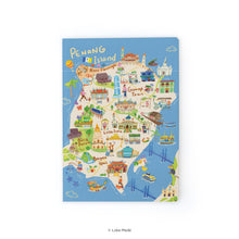 Load image into Gallery viewer, Doodle Land: Penang Island Map - Notebook