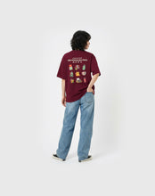 Load image into Gallery viewer, Oxwhite x Loka Made CNY Good Old Days Tee: The Nolstagia Pack (Burgundy)
