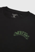 Load image into Gallery viewer, Oxwhite x Loka Made Truly Asia Print Tee: Cari Rafflesia (Black Tee)