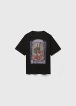 Load image into Gallery viewer, Oxwhite x Loka Made Truly Asia Print Tee: Cari Makan (Black Tee)