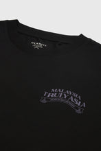 Load image into Gallery viewer, Oxwhite x Loka Made Truly Asia Print Tee: Cari Makan (Black Tee)