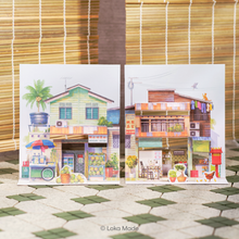 Load image into Gallery viewer, Pop Up Postcard :Neighbourhood Refreshments and Kopitiam