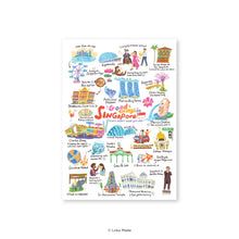Load image into Gallery viewer, Doodle Land: To Do List - Singapore Postcard