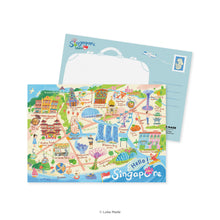 Load image into Gallery viewer, Doodle Land: Hello Singapore - Singapore Postcard