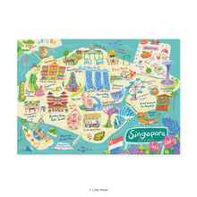 Load image into Gallery viewer, Doodle Land: Explore Singapore - Singapore Postcard