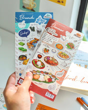 Load image into Gallery viewer, Get a taste of Malaysia with Loka Made's Jom Makan sticker series - illustrated Malaysian food sticker series that feature iconic Malaysian local food for every meal of the day! Waterproof and re-stickable. From nasi lemak to roti canai, get your hands on these iconic Malaysian food stickers today!
