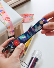 Load image into Gallery viewer, Loka Made’s lanyard jam-packed with fun and cute Malaysian designs that celebrate all things Malaysian - from iconic tourist attractions to mouth-watering food, bubble tea, and adorable cats.  Add some Malaysia charm to your everyday look with this everyday accessory.