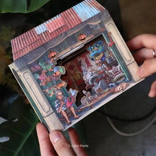 Load image into Gallery viewer, Peeking through Layering of Malaysia 'The Craft Keeper' - 3 Layer Greeting Card