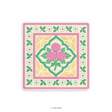 Load image into Gallery viewer, Tales of Tiles 'Rosy Heritage' - Mosaic Coaster