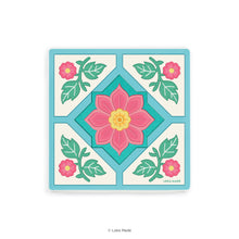 Load image into Gallery viewer, Tales of Tiles 'Petals of Harmony' - Mosaic Coaster