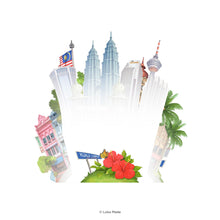 Load image into Gallery viewer, 360° 3D Greetings Card: Malaysia in the Glimpse of Eye