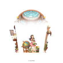Load image into Gallery viewer, 360° 3D Greetings Card: Peaceful Hours in the Study