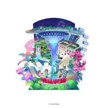 Load image into Gallery viewer, 360° 3D Greeting Card:  Fantasy View of Singapore