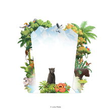 Load image into Gallery viewer, 360 3D Greetings Card: Tropical Rainforest