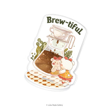 Load image into Gallery viewer, Coffeelogy 'Brew-tiful' - Standee Clip Stamp