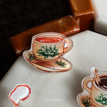 Load image into Gallery viewer, Minum-minuman 'White Coffee & Air Bandung' - Deco Acrylic Pin