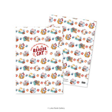 Load image into Gallery viewer, Reader Cat - A4 L-shape Folder
