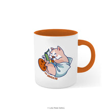 Load image into Gallery viewer, Mug Reader Cat: The Snacker M37
