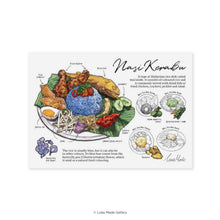 Load image into Gallery viewer, Lokapedia: Nasi Kerabu - Postcard