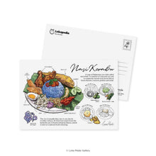 Load image into Gallery viewer, Lokapedia: Nasi Kerabu - Postcard