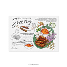 Load image into Gallery viewer, Lokapedia: Satay - Postcard