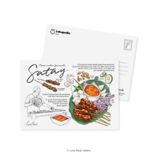 Load image into Gallery viewer, Lokapedia: Satay - Postcard