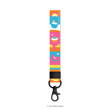 Load image into Gallery viewer, Warna-warni Strap 'Tropical Sun Wave' - Short Lanyard