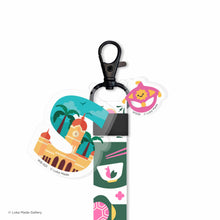 Load image into Gallery viewer, Warna-warni Strap 'Nyonya Blossom' - Short Lanyard