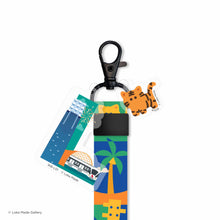Load image into Gallery viewer, Warna-warni Strap 'Borneo Adventures' - Short Lanyard