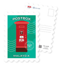 Load image into Gallery viewer, POS Malaysia x Loka Made: Postbox Malaysia Postcard Set 1-2