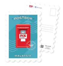 Load image into Gallery viewer, POS Malaysia x Loka Made: Postbox Malaysia Postcard Set 1-2