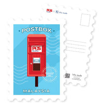 Load image into Gallery viewer, POS Malaysia x Loka Made: Postbox Malaysia Postcard Set 2-2