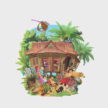 Load and play video in Gallery viewer, 360° 3D Greeting Card:  Kampung Rustic Charm