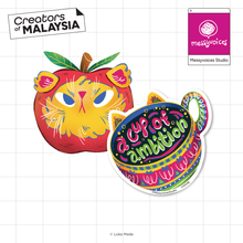 Load image into Gallery viewer, Creators of Malaysia: Messyvoices Studio Sticker