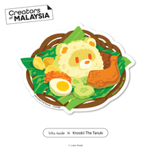 Load image into Gallery viewer, Creators of Malaysia: Knookii The Tanuki Sticker