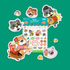 Rakan Bersameow (Blue)  - Deco Sticker Sheet