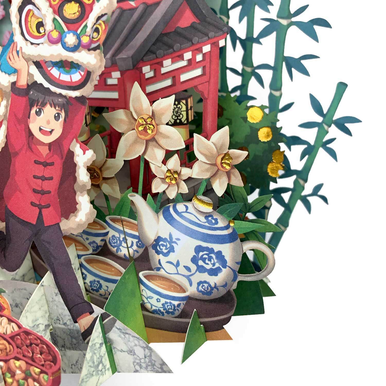 Image 461: 360° 3D Greetings Card: Festive Adventures