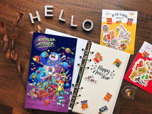 Load image into Gallery viewer, Nostalgia Attack - Ring Binder Notebook