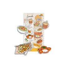 Load image into Gallery viewer, Get a taste of Malaysia with Loka Made&#39;s Jom Makan sticker series - illustrated Malaysian food sticker series that feature iconic Malaysian local food for every meal of the day! Waterproof and re-stickable. From nasi lemak to roti canai, get your hands on these iconic Malaysian food stickers today!
