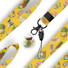 Load image into Gallery viewer, Loka Made’s lanyard jam-packed with fun and cute Malaysian designs that celebrate all things Malaysian - from iconic tourist attractions to mouth-watering food, bubble tea, and adorable cats.  Add some Malaysia charm to your everyday look with this everyday accessory.