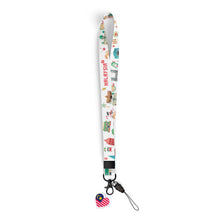 Load image into Gallery viewer, Loka Made’s lanyard jam-packed with fun and cute Malaysian designs that celebrate all things Malaysian - from iconic tourist attractions to mouth-watering food, bubble tea, and adorable cats.  Add some Malaysia charm to your everyday look with this everyday accessory.