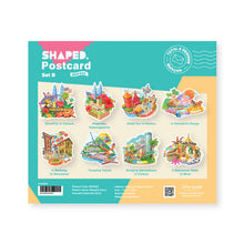 Load image into Gallery viewer, Malaysia Shaped Postcard Set B